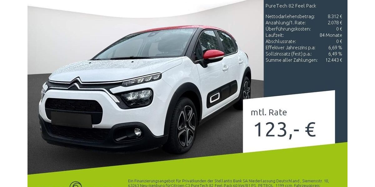 Citroen C3 43.504 km 10.390 &euro; Bocholt 46395
