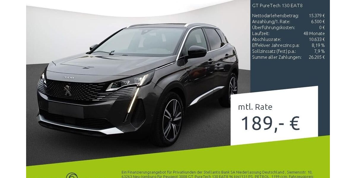 Peugeot 3008 9.872 km 21.879 &euro; Bocholt 46395