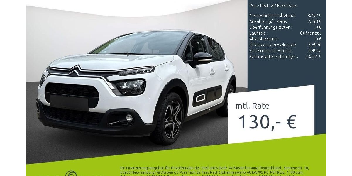 Citroen C3 52.601 km 10.990 &euro; Bocholt 46395
